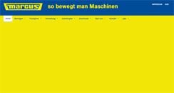 Desktop Screenshot of marcustransport.de